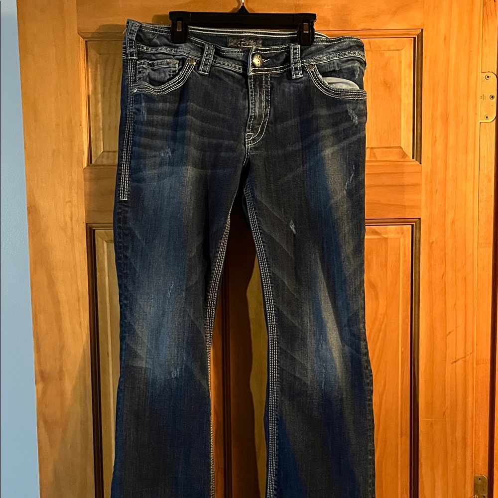 Silver Jeans Suki Surplus Blue Denim
